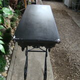 Old wrought iron console