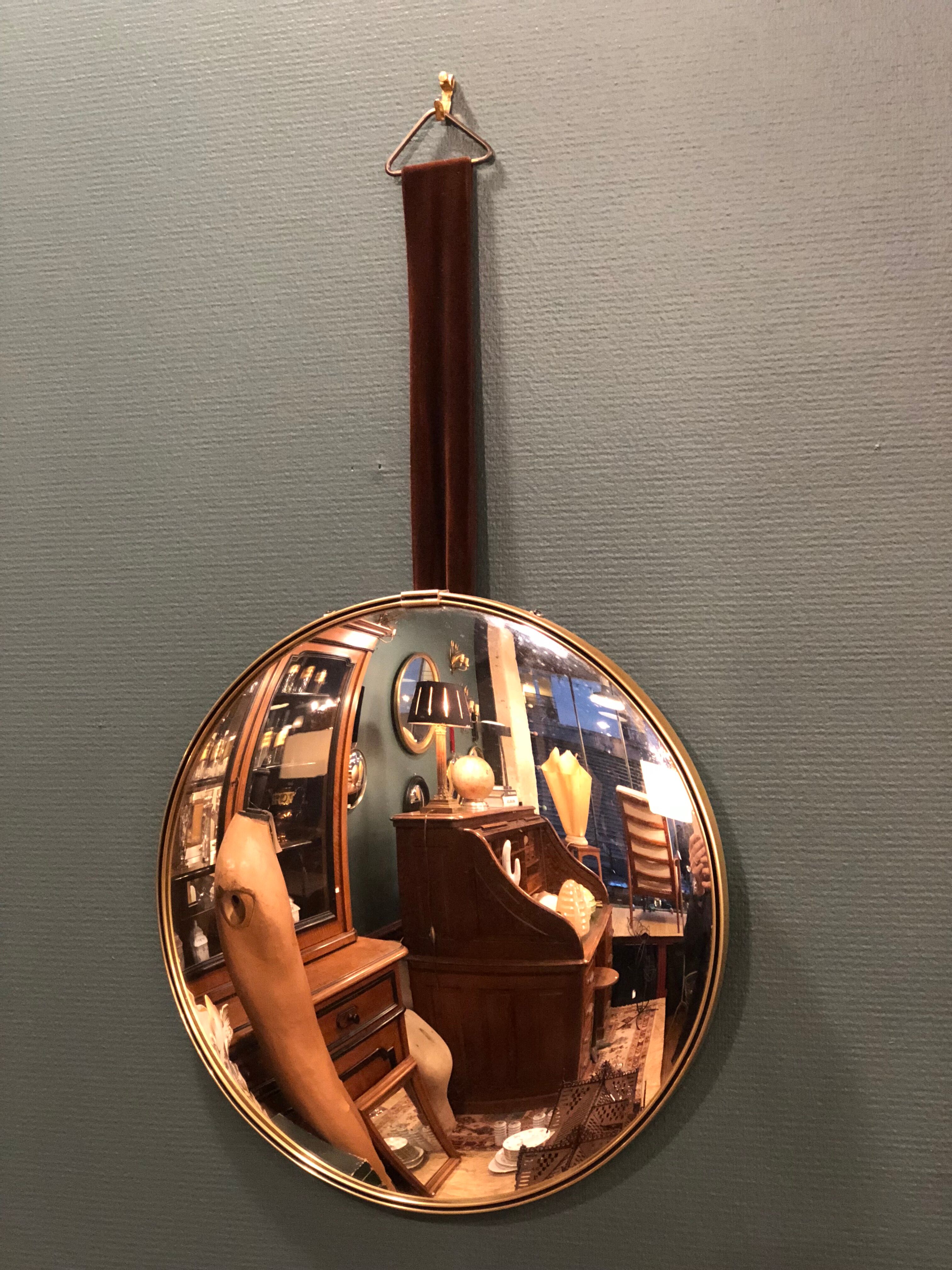 Vintage witch mirror 31cm