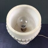 Brutalist alabaster lamp 70's