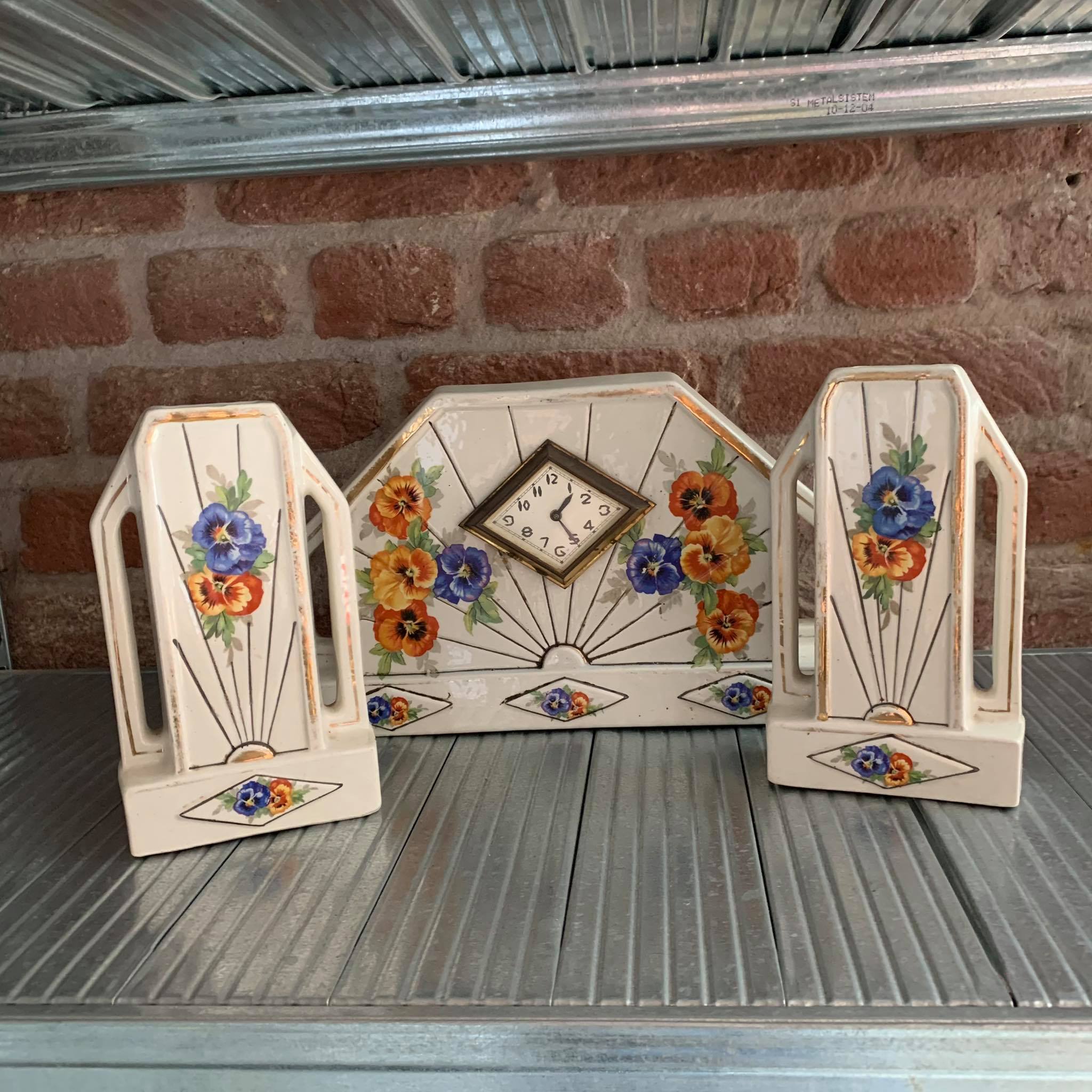 Art Deco fireplace trim