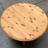 Vintage pine coffee table by Burchardt Nielsen, 1970s.