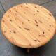 Table basse vintage en pin danois de Burchardt Nielsen, années 1970