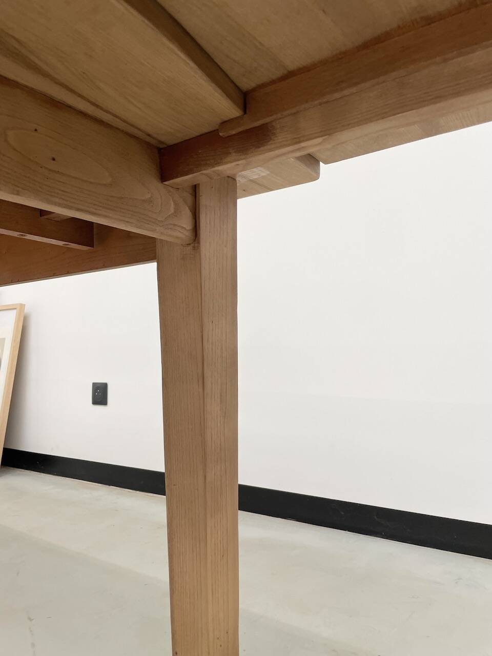 Oak farmhouse table 270 cm with extensions