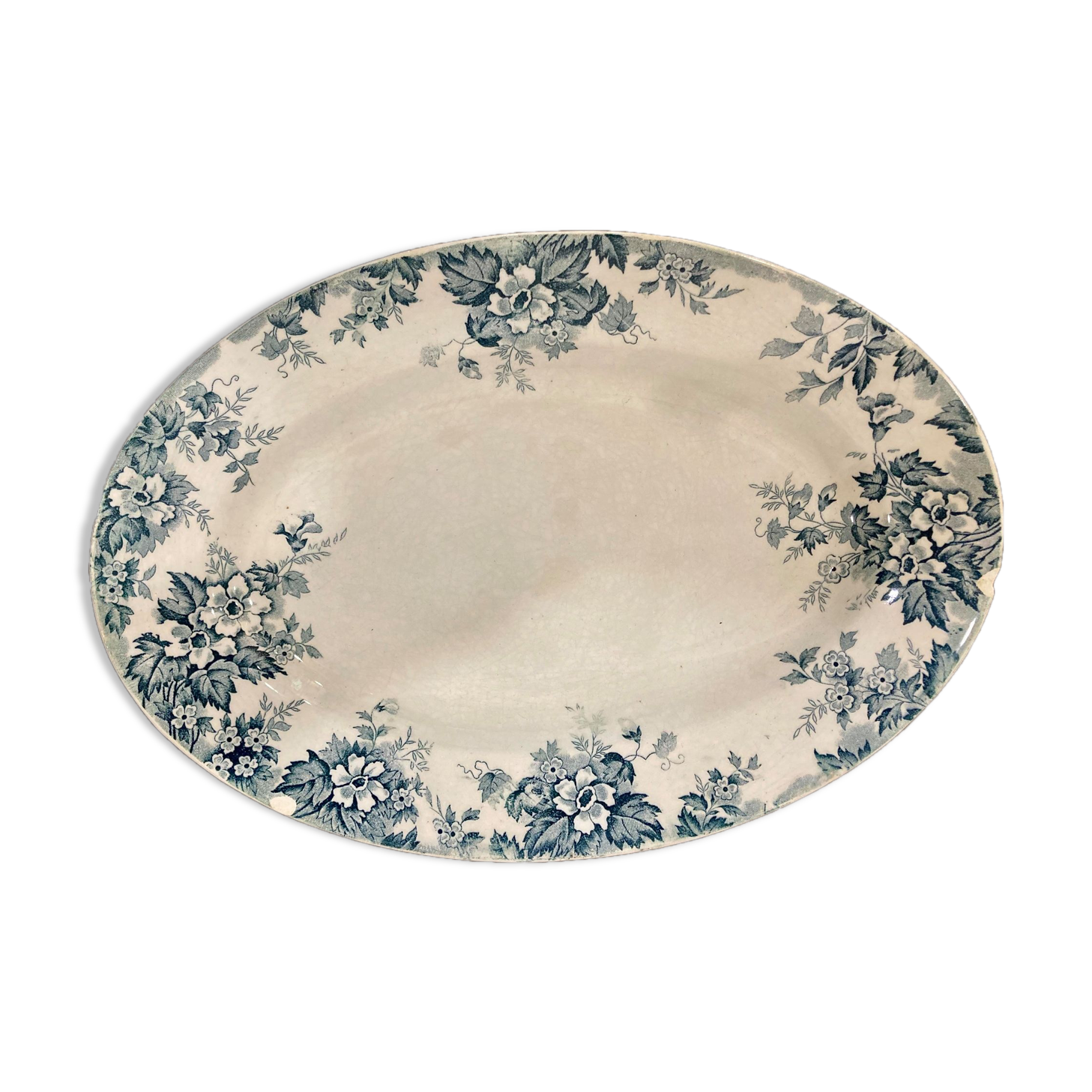 Oval dish Terre de Fer Saint-Amand - Hamage model Mare-Louise
