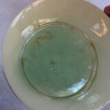 Plate Barbotine Salins Decor Grape vinge leaf