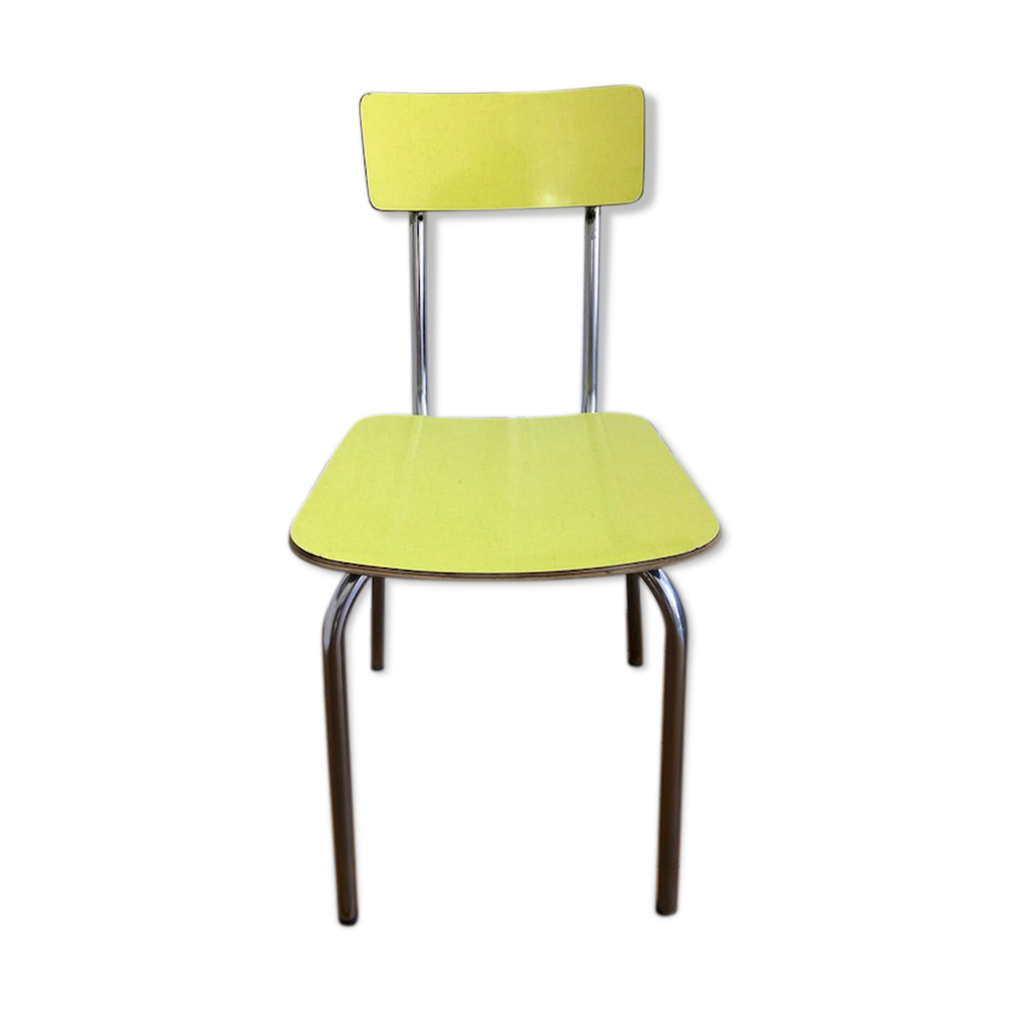 Yellow formica chair