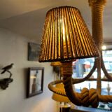 Berthes Glasser 1970 rope chandelier