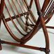 Vintage 1960s rattan magazine holder