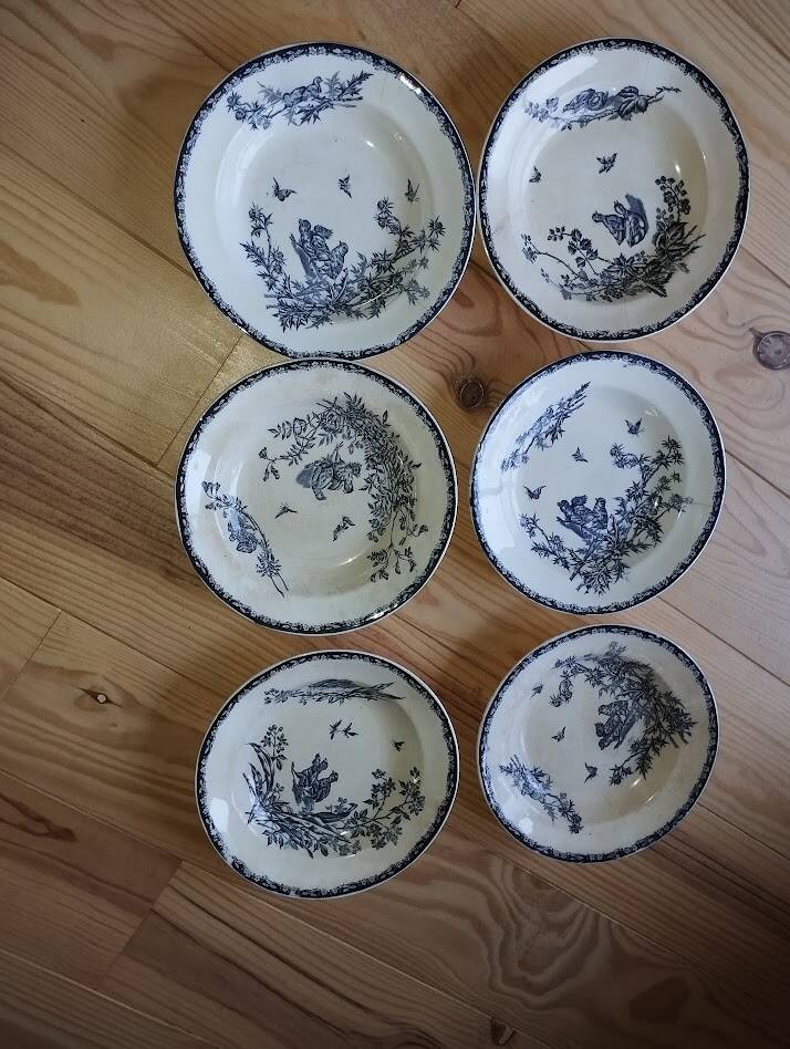 Deep Plates "Terre de Fer – The Chicks" (6 pieces)