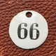 Vintage Enamel Train Seat Numbers from Europe Lucky Number House Number Room