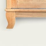 Parisian art deco wardrobe sliding doors solid raw oak