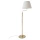 Sculptural modern brass floor lamps from the mid-century Luxus, Sweden, 1970s.
