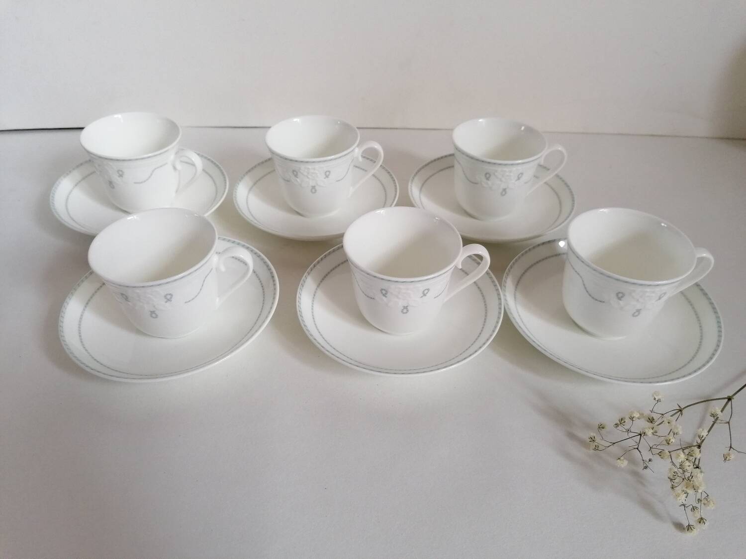6 Villeroy and Boch Amado coffee cups