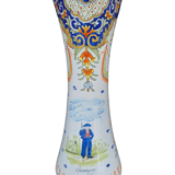 Porcelain cone vase