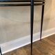 Console model "Atlantique" in metal and glass Pascal Mourgue edition Artelano
