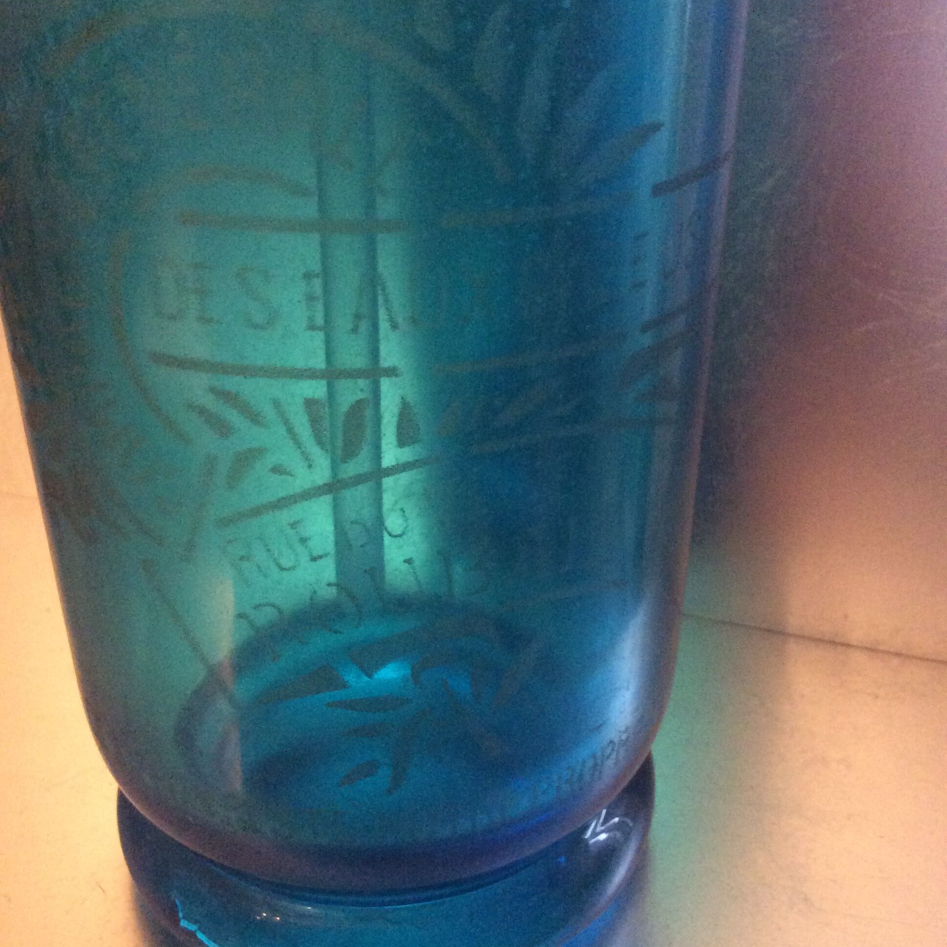 Siphon bleu, années 30
