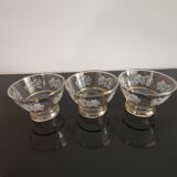 Retro art deco style digestive glasses/cocktails