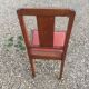 Set de 8 chaises art déco en chêne
