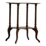 Danish side table / Pedestal with finely carved legs, early 20th century