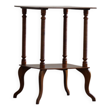 Table d'appoint danoise / Piédestal avec pieds finement sculptés, début 20ème siècle