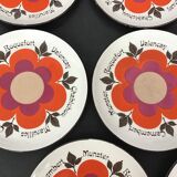 8 Gien cheese plates