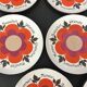 8 assiettes à fromage Gien