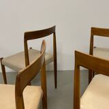 4 x vintage chairs by Lübke 1960s