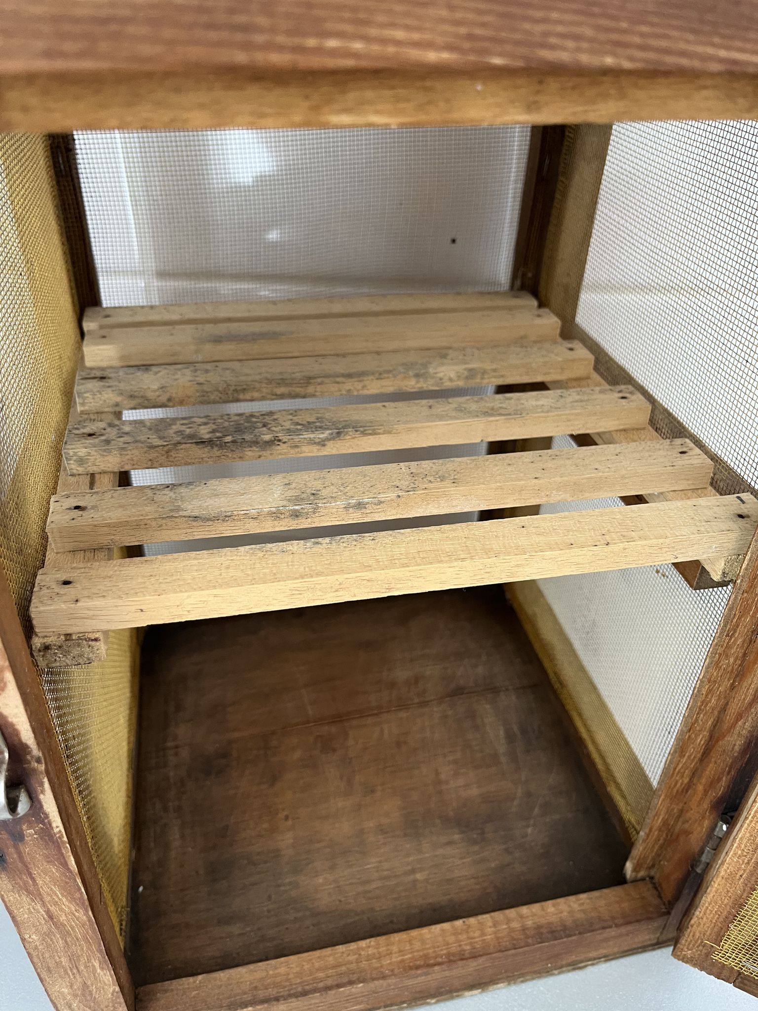 Old wooden pantry