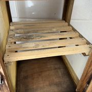 Old wooden pantry
