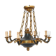 Lustre de style Empire en bronze