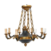 Lustre de style Empire en bronze