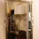 Vintage rectangular mirror in brass 1950s