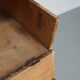 Antique German pine shop cabinet, early 20th century