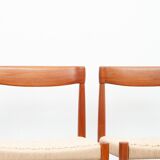 Vintage teak dining chairs by Henry Walter Klein for Bramin, 1960s, set of 4