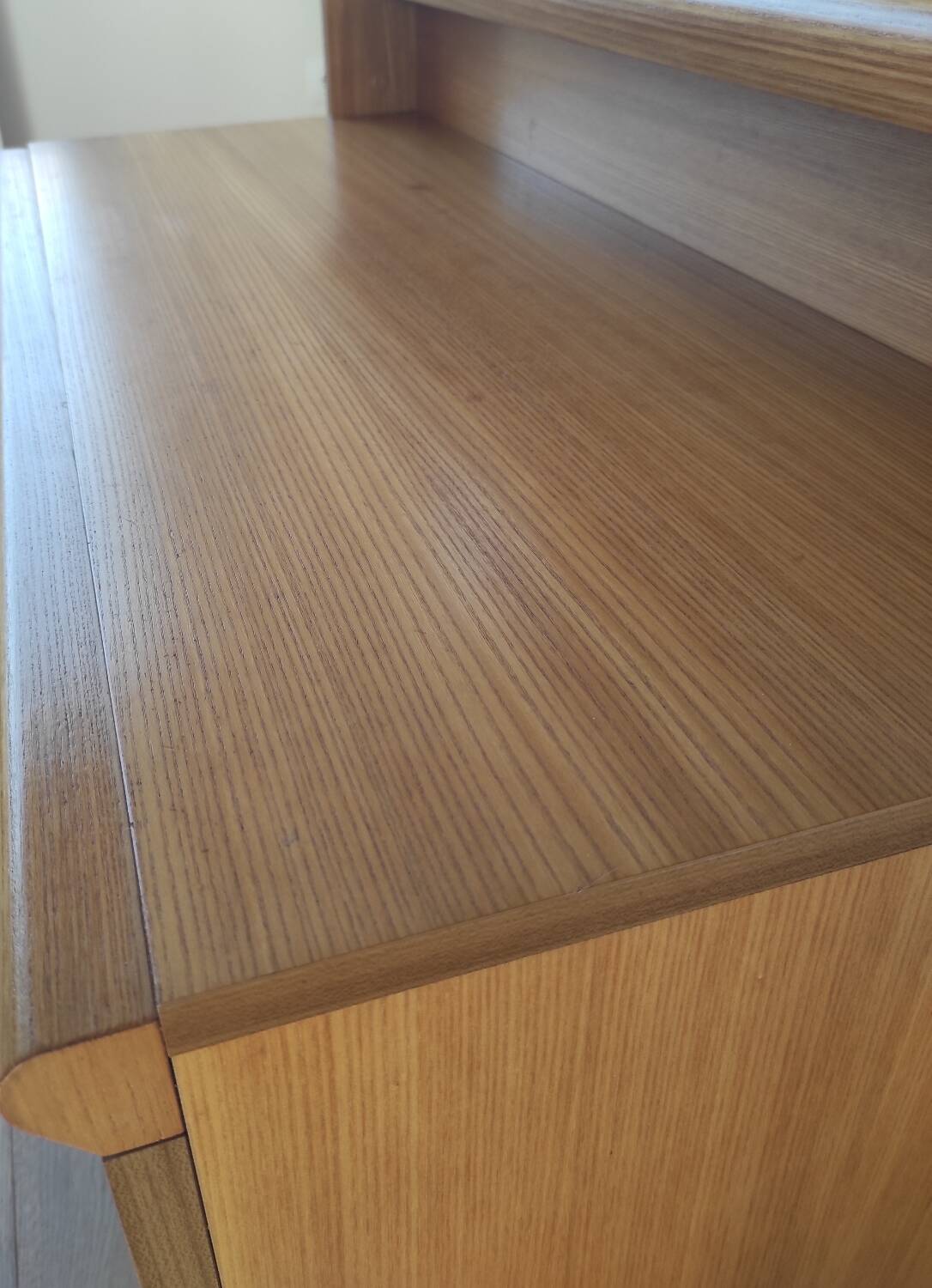 Vintage chest of drawers with triptych mirror, 60's