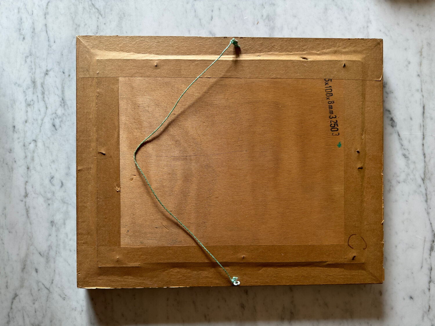 Blue yellow still life painting