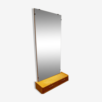 Miroir avec étagère