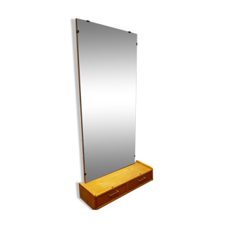 Miroir avec étagère