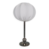 Art Deco table lamp in silver plate, 1930s Sweden