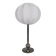 Art Deco table lamp in silver plate, 1930s Sweden