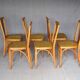 Set of 6 THONET chairs N°732 - 1914 - new canework - Viennese Secession.