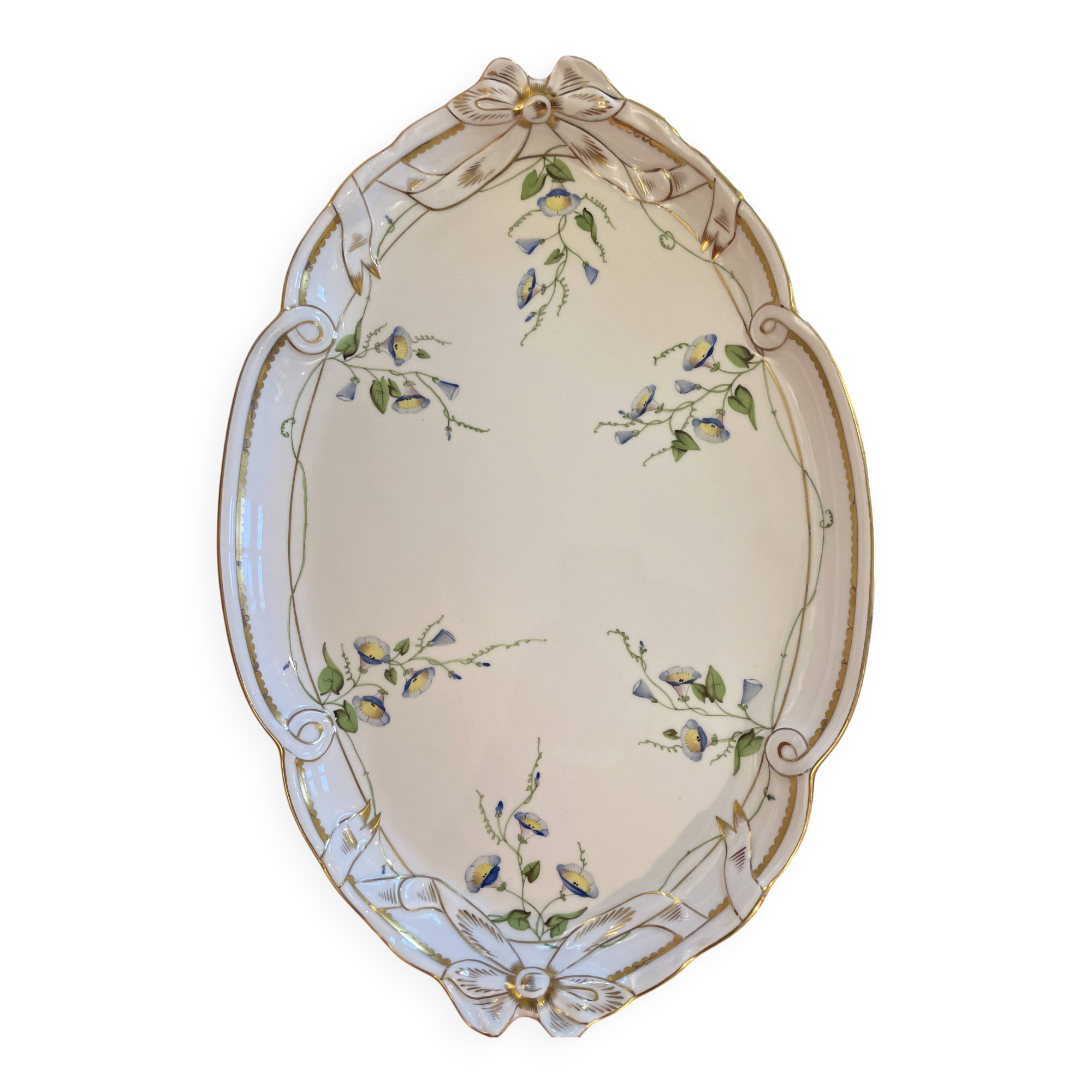 Plat fleuri