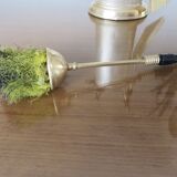 Servant, bronze modernist fireplace set