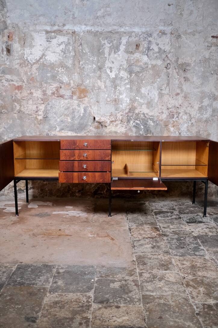 Rosewood sideboard 816 by Alain Richard for Meubles TV, France, 1960