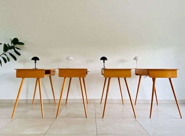 Bureau vintage pieds compas