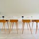 Bureau vintage pieds compas
