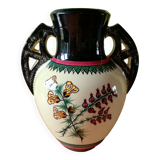 Earthenware vase by Henriot Quimper