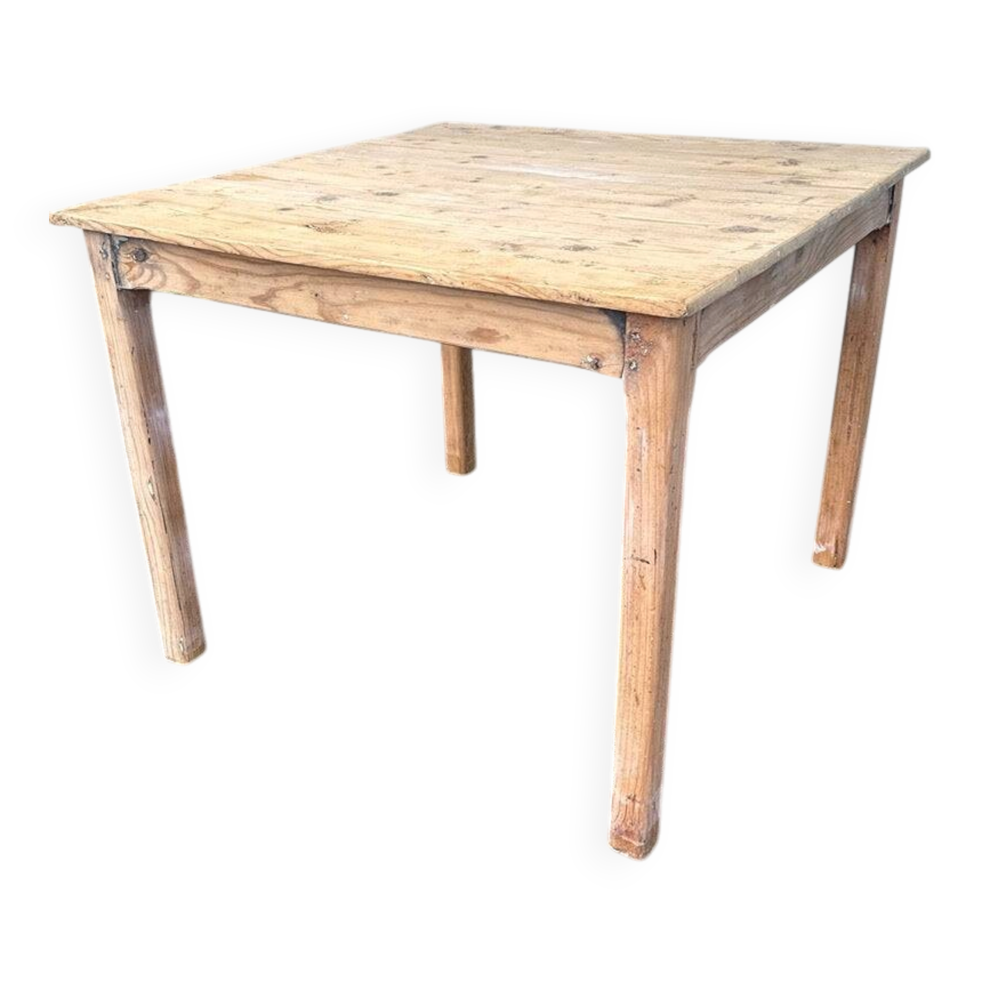 Farm table – vintage – table – rustic raw wood