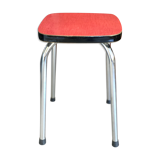 Red formica stool