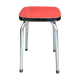 Red formica stool